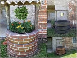 Diy Recycled Tires Wishing Well
