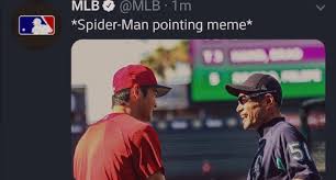 Something about the way these two pointed at each other has struck the hearts of millions across the globe, cementing itself in meme. Mlb Probably Shouldn T Try The Spider Man Pointing Meme Again