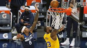 Utah jazz vs boston celtics 16 mar 2021. James Lakers Minus Davis Fend Off Timberwolves 112 104 Kstp Com