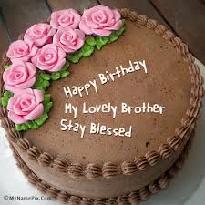 lovely brother cakes cards wishes