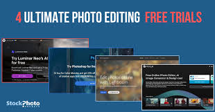 4 ultimate photo editing free trials