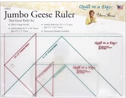 Jumbo Geese Ruler Set By Quilt In A Day 735272020226 Quilt