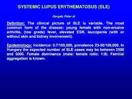 ppt systemic lupus erythematosus sle