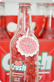 homemade valentines crush bottles the