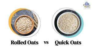 rolled oats vs quick oats is one