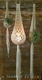 Macrame looks so amazing in the home and has that miraculous ability to bring together mismatched furniture ideas and immediately brand it bohemian. Macrame Plant Hanger Air Plant Hanger Bohemian Decor Macrame Pod Macrame Plant Hangers Macrame Plant Hanger Patterns Macrame Plant Hanger