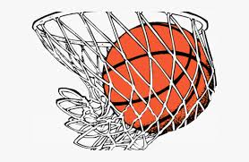 Jpg Royalty Free Stock Basketball Hoop Swoosh Clipart - Basketball Ball, HD  Png Download - kindpng