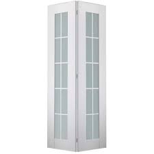 White Wood Composite Bi Fold Door