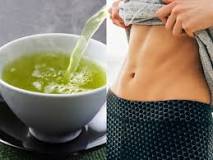 When should I drink green tea for a flat stomach?