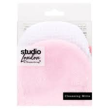 studio london cleansing mitts 2pk