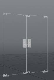 Glass Door 3d Model 15 Lxo Lwo