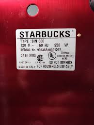 starbucks gourmet 006 espresso machine