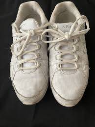 white cheerleading shoes athletic
