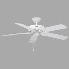 Hunter's premier indoor ceiling fans without lights avoid interfering with your current light design, while still bringing a fresh and stylish look to your room. Hunter Bridgeport 52 In Indoor Outdoor White Damp Rated Ceiling Fan 53125 The Home Depot Ceiling Fans Without Lights Hunter Ceiling Fans Ceiling Fan