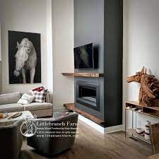 Rustic Fireplace Mantels Living Room
