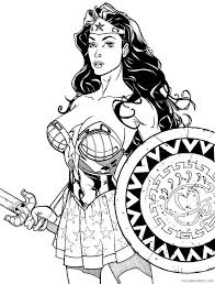 62 wonder woman printable coloring pages for kids. Wonder Woman Coloring Pages Sword And Shield Coloring4free Coloring4free Com