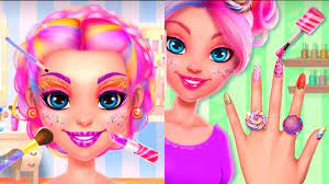 candy makeup beauty game sweet salon