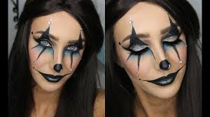 creepy joker clown halloween makeup
