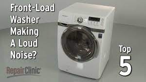 I have a maytag 5000 front loading washer and it makes a really loud noise during the spin cycle. Front Load Washer Is Noisy Washing Machine Troubleshooting Youtube