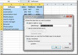 excel 2010 create pivot table chart