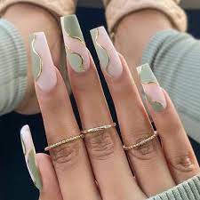 fake nails designs acrylic nails
