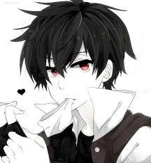Anime boy gas mask white hair black hoodie red shirt. 250 Anime Boy Black White Ideas Anime Boy Anime Anime Guys