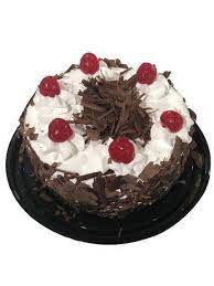 French Oven Two Layer Eggless Black Forest Cake gambar png