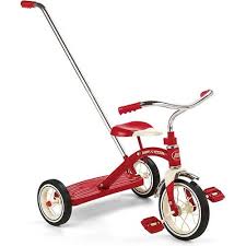 radio flyer tricycle with push handle