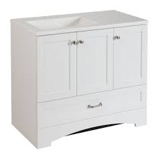What is the price range for bathroom vanities? Lancaster 36 Inch Combo In White Lc36p2comc Wh The Home Depot Canada Bathroom Vanity Tops Stylish Vanity Vanity Combos