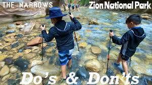 zion national park with kids do s and