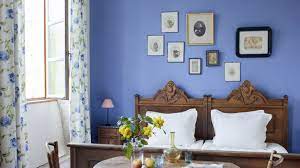Faded blue nightstand with drawers. 16 Beautiful French Bedroom Ideas To Make You Swoon Real Homes