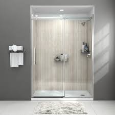 in frameless sliding shower door