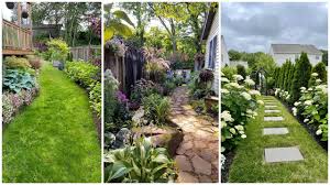 ideas for skinny side yards garden