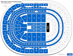 ball arena concert seating chart