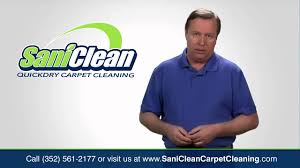 saniclean carpet cleaning clermont