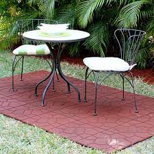 use recycled rubber pavers for your