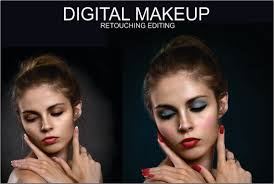 makeup retouching and image editing