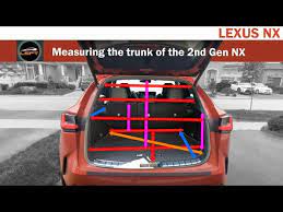 2022 lexus nx mering the trunk