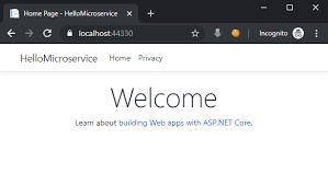 asp net core microservices getting