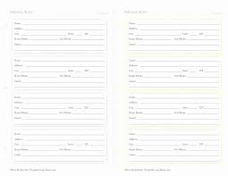 Printable Address Book Template Best Of Free Template For Address