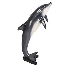 Leaping Sea Dolphin Medium Statue