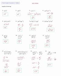 Simplify Exponential Expressions