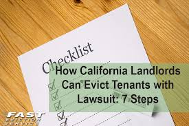 how california landlords can evict a