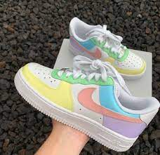 nike air force 1 shoes custom colorful