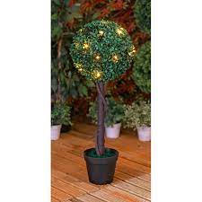 Topiary Tree With Solar Lights 70cm