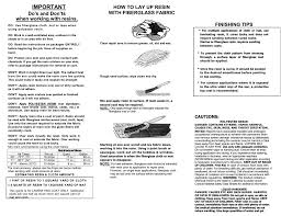 fibergl repair kit instructions
