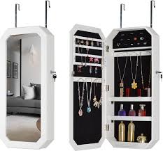 Jewelry Armoire Cabinet With Mirror