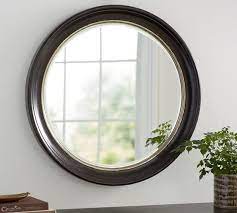brussels round wall mirror pottery barn