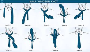 The half windsor knot also produces better and more proportional looking end results on taller men, since it uses less tie fabric than the full windsor knot. How To Tie A Tie Half Windsor Knot Step By Step With Picture