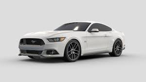 ford mustang gt 2016 ar vr lowpoly 3d